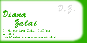 diana zalai business card